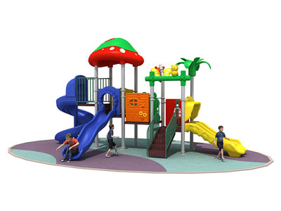 Small Kids Outdoor Play System for Daycare Center RY-007